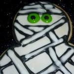 Mummy Sugar Halloween Decorated Cookies Party..