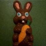 Chocolate Easter Bunny With A Carrot
