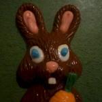 Chocolate Easter Bunny With A Carrot