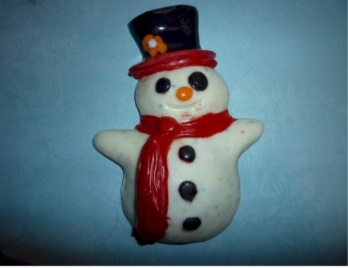 Chocolate Winter Snowman Candy Set Of 6